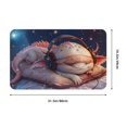 thumbnail image 2 of Front Door Mat, Cute Axolotl Sleep Stars Indoor Mats for Bedroom Bathroom Kitchen, Floor Mat Non-Slip, Soft Carpet Floor Cover Machine Washable Entryway Mat - 20x31.5in, 2 of 6