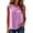 Purple, variant on Womens Sleeveless Cotton Linen Vest Tops Casual Crew Neck Double Chest Pocket Loose Fit Summer Tank Tops. by Yigetop Beige L