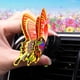 thumbnail image 5 of Clip de decoración para rejilla de ventilación de coche con forma de mariposa y cristales de diamantes de imitación, accesorio decorativo para ambientador de coche, consola central de aire, 5 of 5