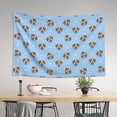 thumbnail image 4 of Xecao Terrier Print Tapestry, Wall Hanging Room Funny Decor, Backdrop Room Decor for Bedroom Living Room dormitory, 4 of 8