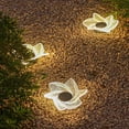 thumbnail image 3 of 4PCS Solar Acrylic Garden Buried Light Outdoor Garden Light Waterproof Luminous Wall Decoration Wall Washing Light,B, 3 of 7