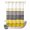 ClassicZF0400, variant on No Hook Shower Curtain with Built-in Rings - Pink Black Grey Lines Washable Waterproof Fabric Bathroom Curtains for Hotel,Rentals, Stall 48 X 72 Inch , Modern Abstract Stripes