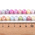 thumbnail image 4 of Anti-Electroplate Glass Beads Strands Imitation Gemstone Round AB Color Plated Faceted Two Tone Mixed Color 7-8mm Hole: 1-1.2mm 38cm, 4 of 4