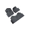 thumbnail image 1 of Floor Liner Set - Front and Rear - All Weather Mats Compatible with Ford F-150 2015, 2016, 2017, 2018 2019, 2020 Super Crew Cab - Rubber Deep Dish Floor Mat Set, 1 of 4