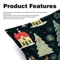 thumbnail image 2 of Christmas Tree Chair Pillow Covers Set with Velvet Material, Unique Patterns, 16x16, 18x18, 20x20 Inches, 2 Items Included for Throw Pillows, Pillow Inserts, 2 of 6