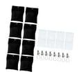 thumbnail image 4 of Luzkey 8 Pcs Poids pour Rideaux d'Extérieur Pratiques Robustes contre le Vent pour Patio Extérieur Noir, 4 of 8