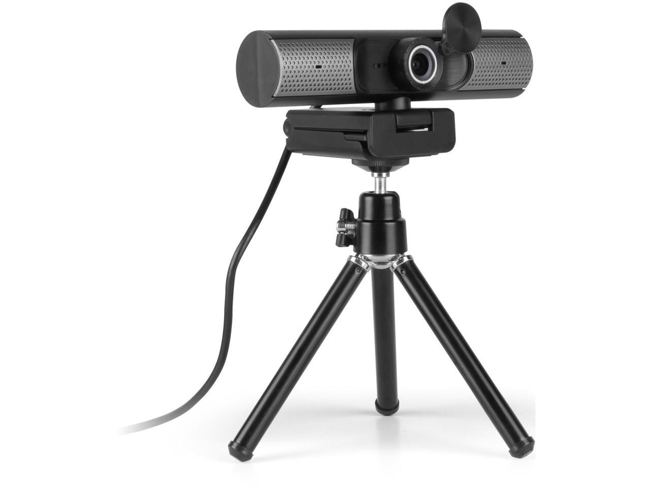 Aluratek USB HD 1080P Webcam w/ Omni-directional Mic and Built-in Speakers (AWCS06F)