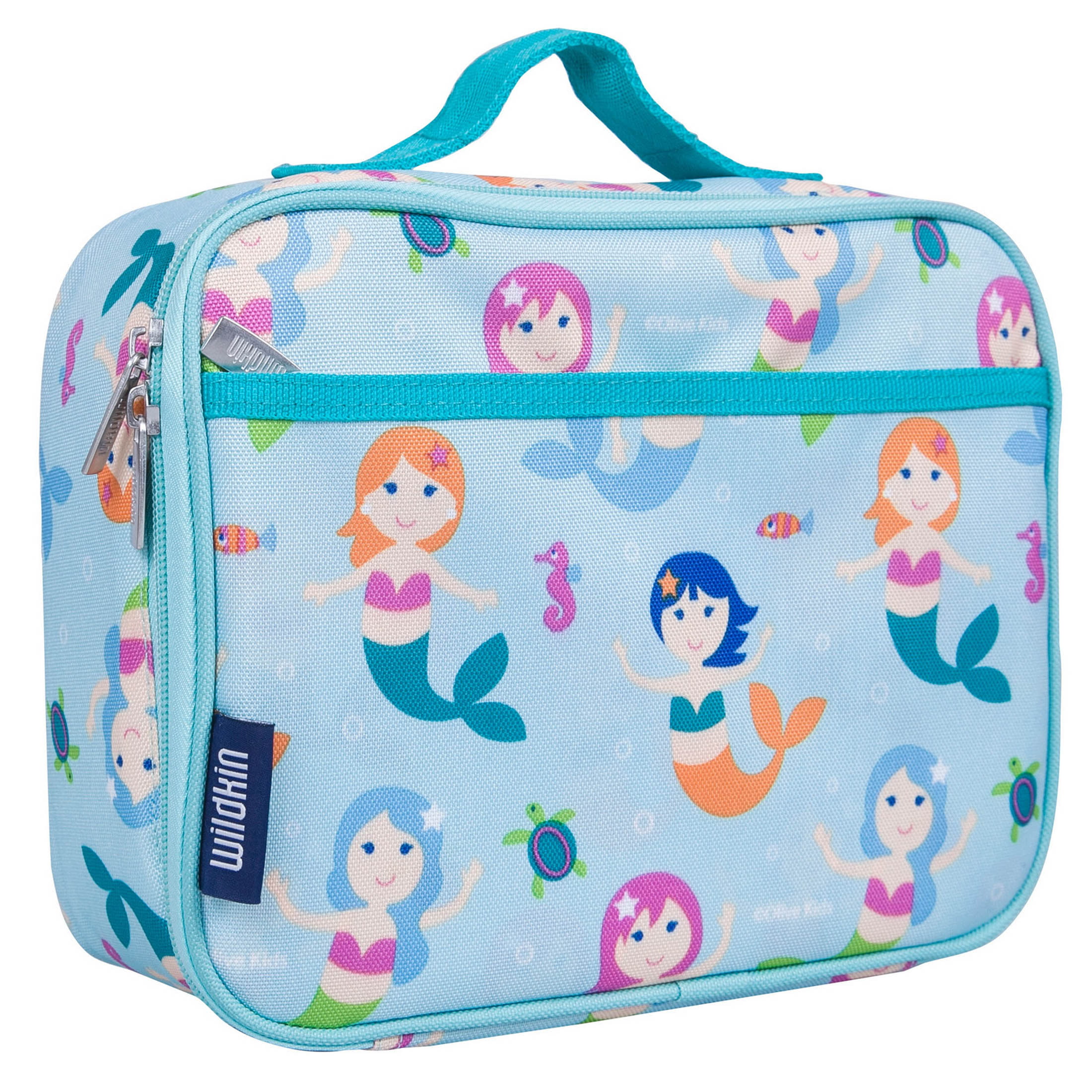 Wildkin Kids Insulated Lunch Box for Boy and Girls, BPA Free (Mermaids Blue)  - Walmart.com