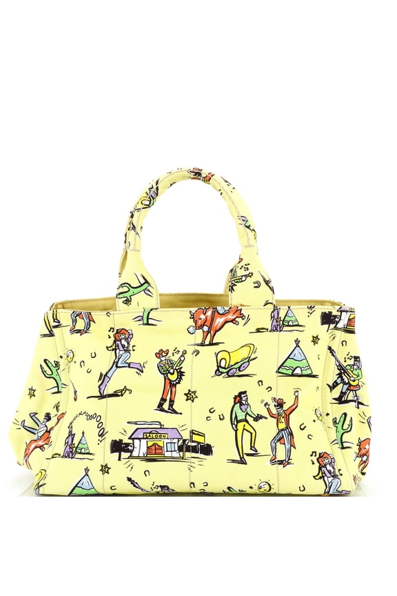 Pre-Owned Canapa Tote Printed Canvas Large By Rebag