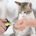 thumbnail image 2 of Cortauñas profesional para gatos, cortauñas para cachorros, conejos, pájaros, animales pequeños, tijeras para uñas curvadas de acero inoxidable, cortauñas portátiles, accesorio para gatos y conejos, 2 of 5