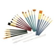 thumbnail image 6 of ROYAL & LANGNICKEL 25-Piece All-Media Taklon Brush Set – Wood Handles, Acrylic Oil, Watercolor, Value Kit, 6 of 8