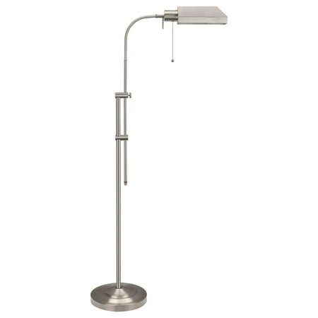 Brushed Nickel Pharmacy Floor Lamp - Kira Home Prescott 58