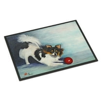 Carolines Treasures MH1054JMAT Chihuahua Play Ball Door Mat Indoor Rug or Outdoor Welcome Mat 24x36 Doormat  24H X 36W