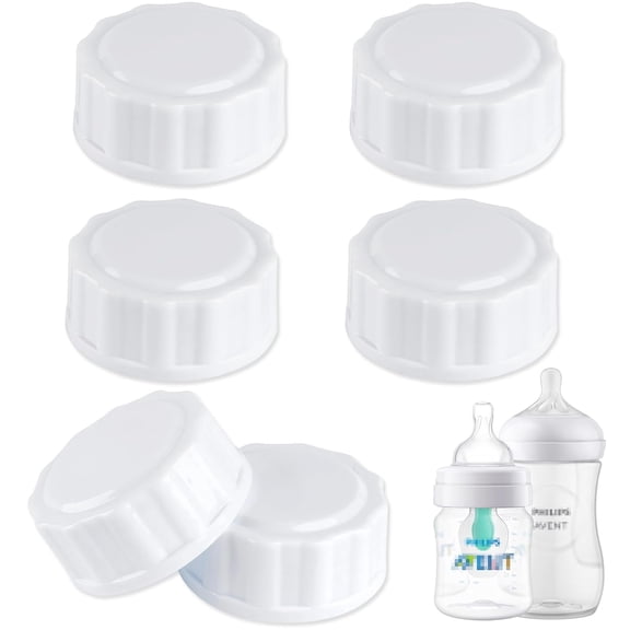 BPPEG (6-PCs) Travel Baby Bottle Caps Compatible with Bottles, Bottle Lids Replacement