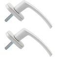 thumbnail image 4 of Fönsterhandtag 2-pack Aluminiumlegering Fönsterhandtag Solid Aluminiumhandtag Vitt Aluminiumdörrhandtag Passar Vanliga Fönster Och Balkongdörrar(b Db, 4 of 4