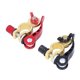 thumbnail image 2 of Lot de 2 connecteurs universels à pince pour borne de batterie en cuivre, à déconnexion rapide pour voiture, 2 of 4