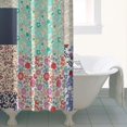 thumbnail image 4 of Pioneer Flower Floral Print Pattern Shower Curtain 36"x72" ,Bathroom Decorative Shower Curtains Set with 12 Hooks,Modern Waterproof Washable Shower Curtain, 4 of 6