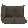 thumbnail image 3 of vidaXL Pallet Cushions 3 pcs Taupe Fabric, 3 of 4