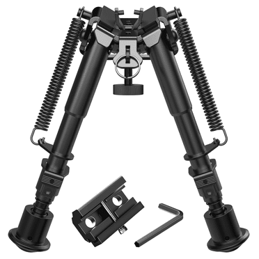 MidTen Bipod 6-9 Inches, Bipod Adjustable Foldable Legs Heavy Duty Bipods with Adapter