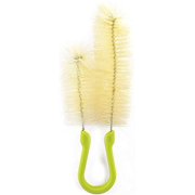 Full Circle Reach Double-Sided Bottle Cleaning Brush, Green