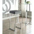 thumbnail image 7 of Plethoria Home Chrome Leg Upholstered Counter Stool, 7 of 7