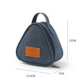 thumbnail image 1 of 1pcs Triangular Insulation Bag Aluminum Foil Thermal Cooler Lunch Tote Student Rice Ball Bag Lunch Box Bento Lunch Carry Bags, 1 of 6