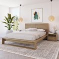 thumbnail image 3 of Audrey 4 Piece Bedroom Set with Headboard, Slatted Bedframe, 2 Nightstands, 3 of 5