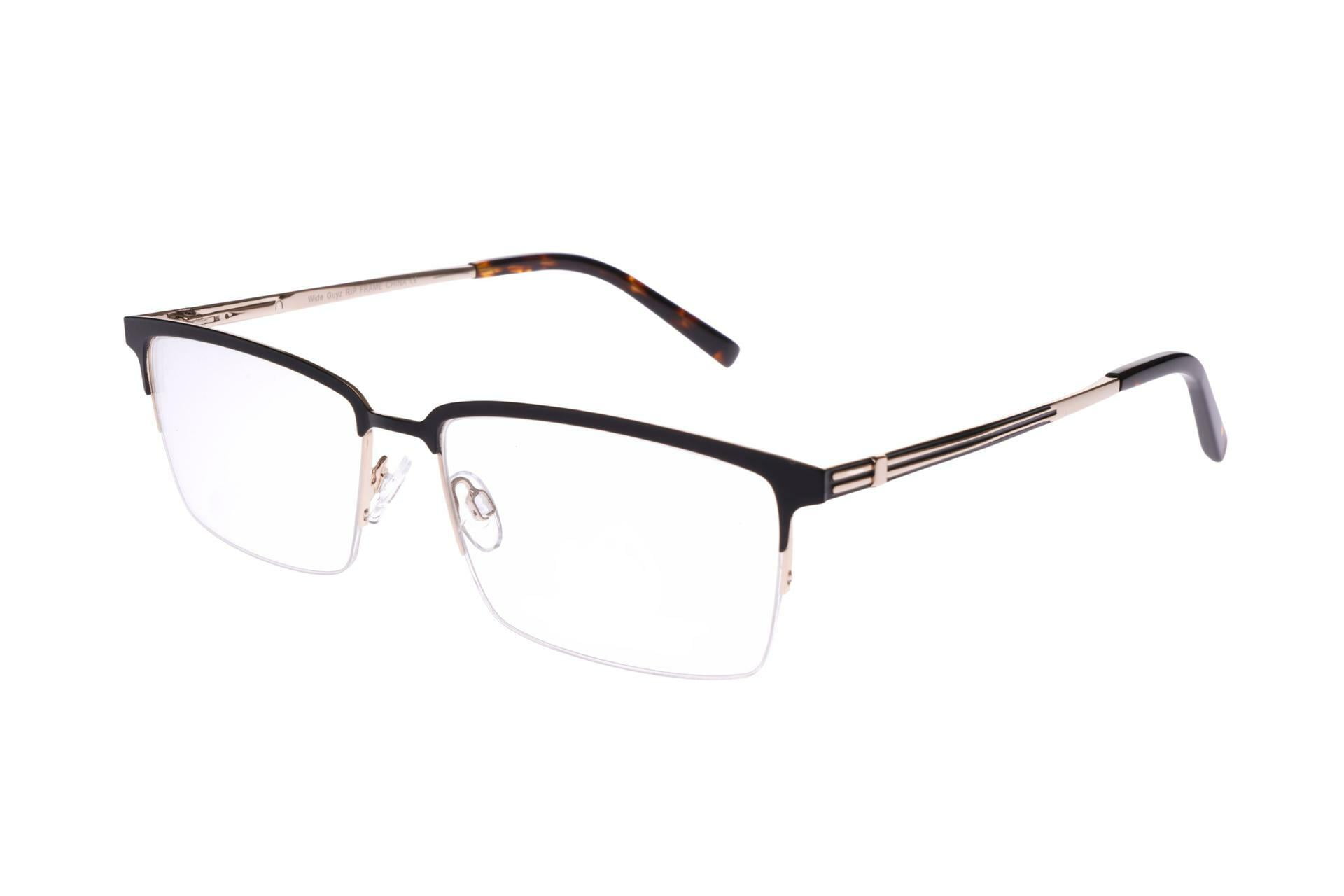 New Wide Guyz Black & Silver JIMMY Eyeglass 59/18/150 for  display picture 2