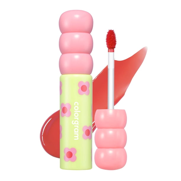 Brillo de labios COLORGRAM Fruity Glass Tint 02 Dewy Pomelo, 3 ml