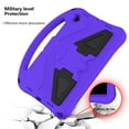 thumbnail image 6 of Tarise Kids Case for Samsung Galaxy Tab A8 Tablet 10.5 Inch 2022 (SM-X200/X205/X207) with Handle Stand Foldable Kickstand Slim Lightweight Shockproof [Impact Resistant] Full Protection Cover, Purple, 6 of 7