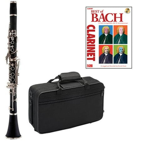 Best of Bach Clarinet Pack - Includes Clarinet w/Case & Accessories & Best of Bach Play Along