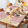 thumbnail image 2 of Pink Cow Milk Strawberry Pattern Summer Placemats Table Placemats Set Of 4-Linen Kitchen Washable Placemats Table Mats 11.8"x17.7" Non-Slip Heat Resistant, 2 of 6