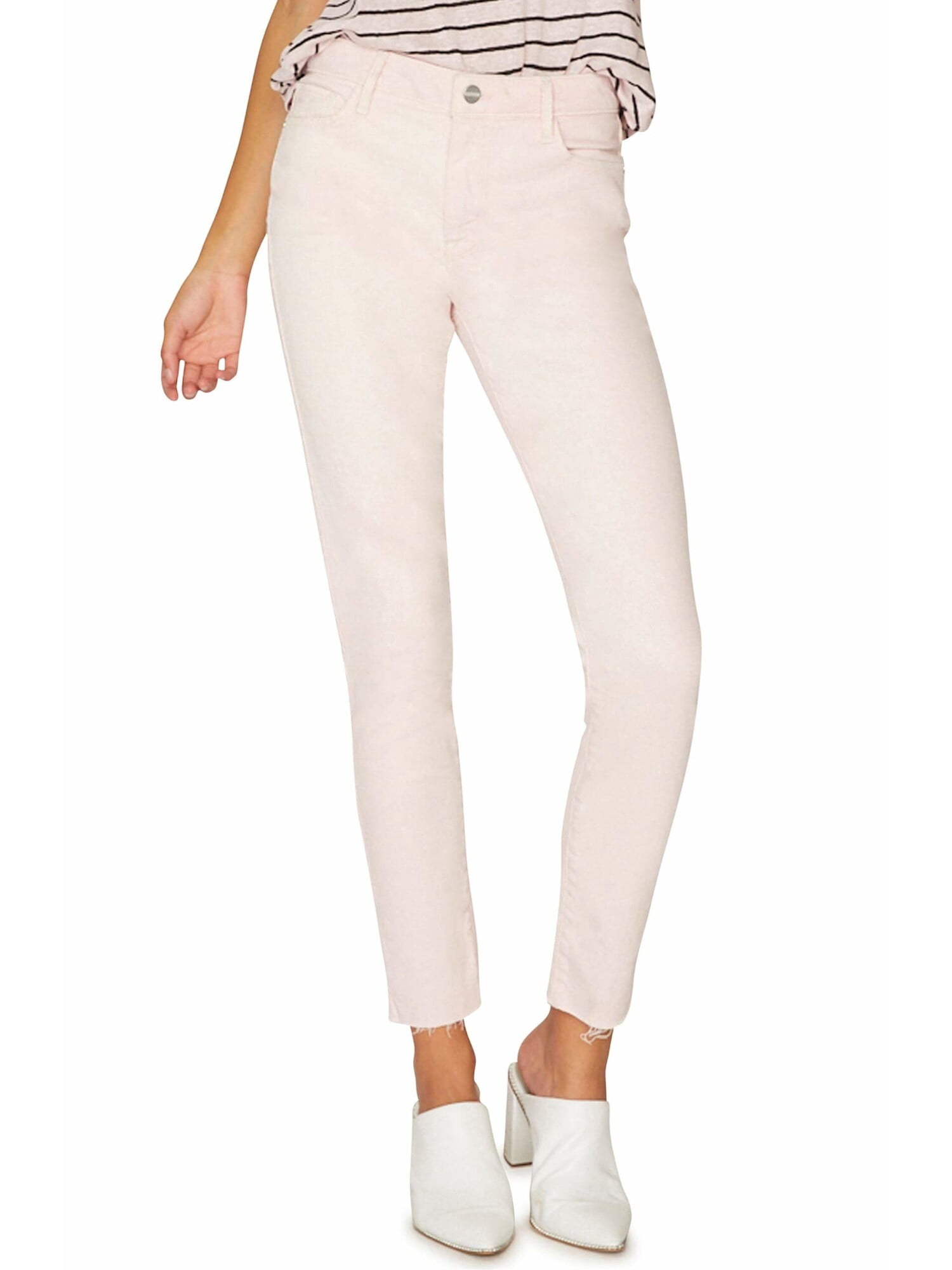 baby pink skinny jeans