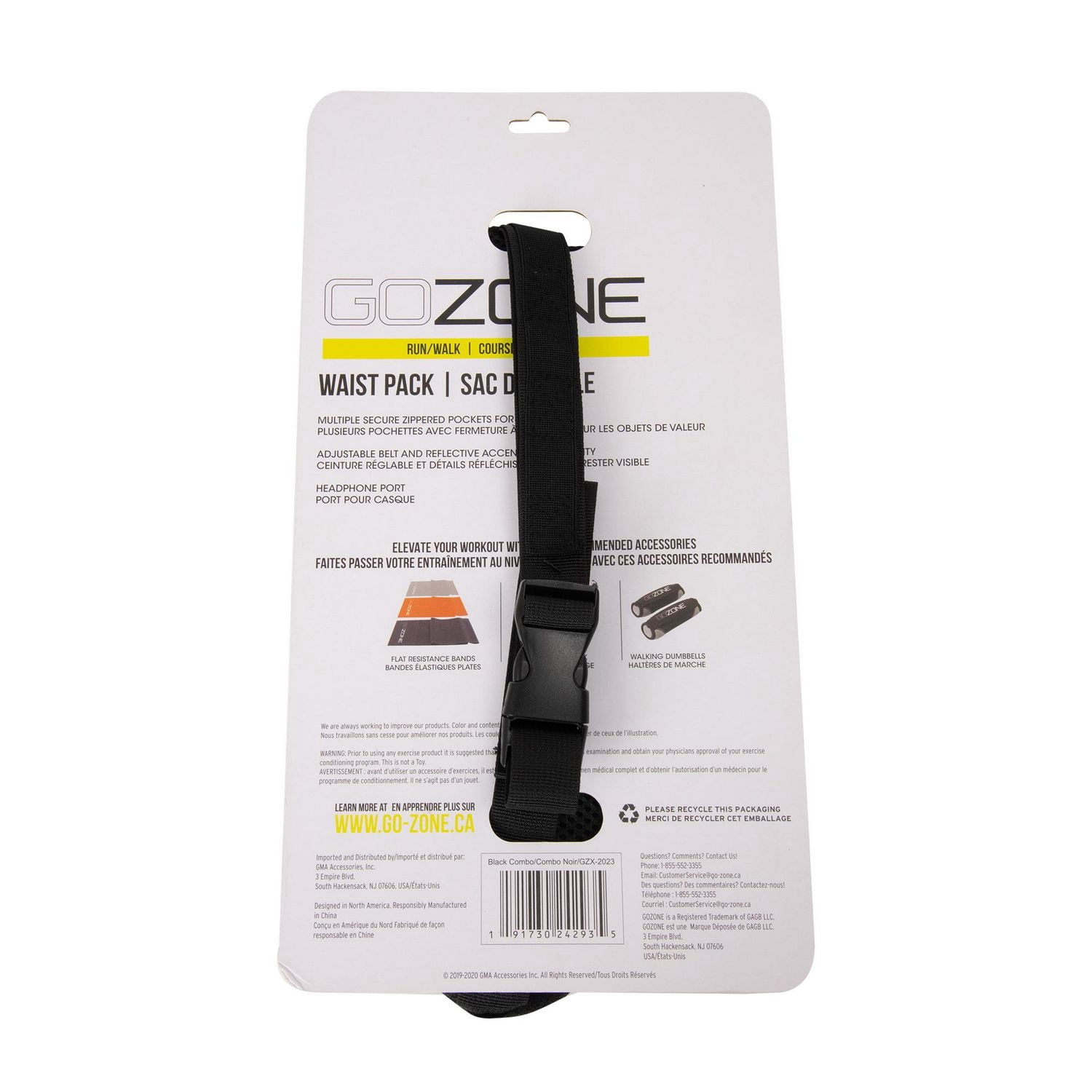 GoZone Full Size Waist Pack – Black