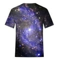 thumbnail image 6 of Penkiiy Galaxy Printed Shirt,Women's Shirts Unisex 3D Graphic Print Fashion T-Shirts for Adults Teens Novelty Casual Tee Tops S Purple, 6 of 6