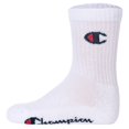 thumbnail image 7 of Champion Kids Socks, Pack Of 6 - Crew Socks, Solid Colour Black/Grey/White 31-34, 7 of 7