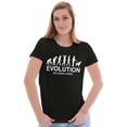 thumbnail image 3 of Dog Lover Evolution Funny Pet Owner Womens Slim Fit Graphic Tee Brisco Brands S, 3 of 5