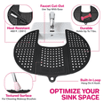 Sink Topper Cover for Bathroom Counter Spaces Organizer Makeup Mat ...