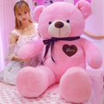 thumbnail image 1 of Oso de peluche gigante de 60/80/100/120/140cm, juguetes de peluche, oso de peluche suave, muñeco de peluche grande de tamaño humano, 1 of 2