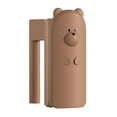 thumbnail image 2 of ZHANQUNE Rubber Door Stopper & Anti Pinch Guard, Door Gap Safety Guard for Baby Proofing, Anti-Collision Door Stopper with Storage Hook, Easy Hinge Installation for Home Safety, 2 of 6
