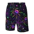 thumbnail image 5 of Disketp Men'S Swim Trunks Hawaiian Breathable Surf Beach Swimsuits Mesh Lining Beach Shorts With Pockets-Multi-Colored Spiders, 5 of 9