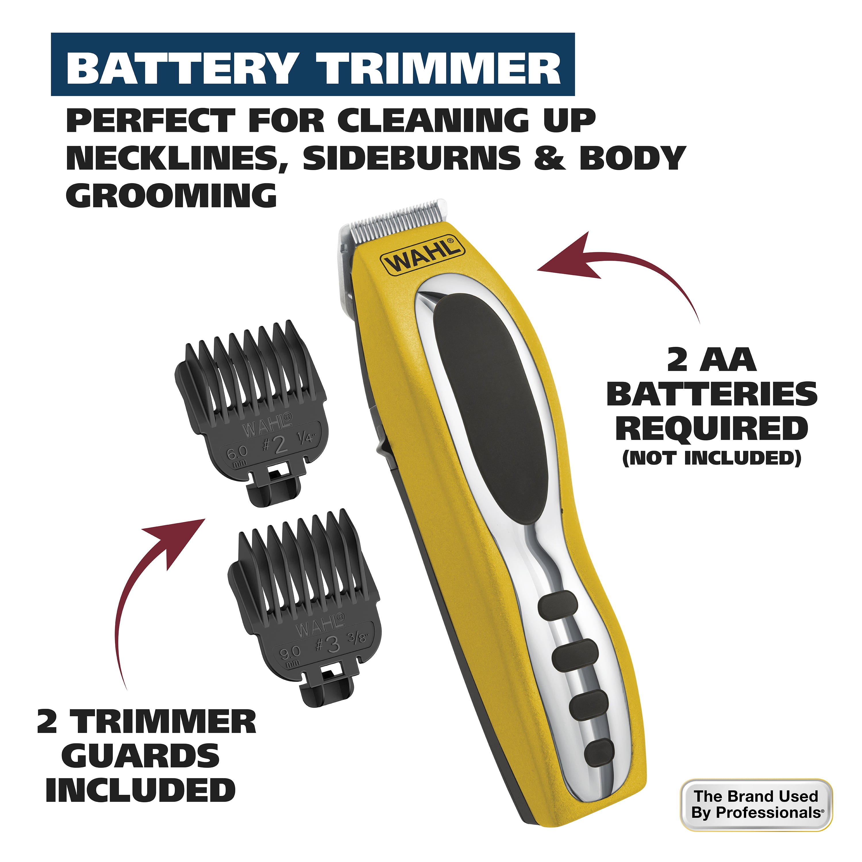 wahl 222206 900w hair trimmers yellow