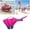 Pink Shark Dog Life Jacket, variant on Shark Shape Ripstop Dog Life Jacket, Adjustable Quick Release Buckle Pet Flotation Vest with Strong Buoyancy & Top Rescue Handle, High Visibility Safety Vest for Pool Beach Boating