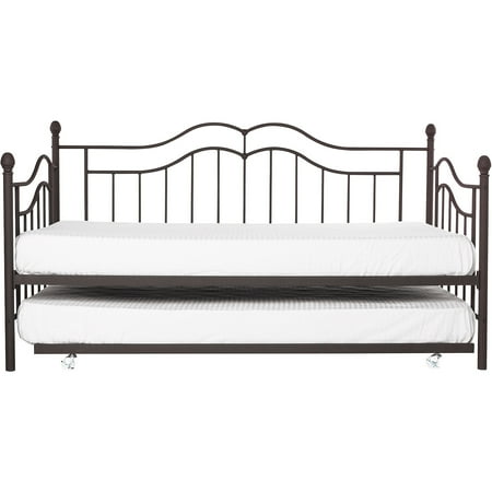 Tokyo Daybed and Trundle Set, Twion Size, Brushed Bronze