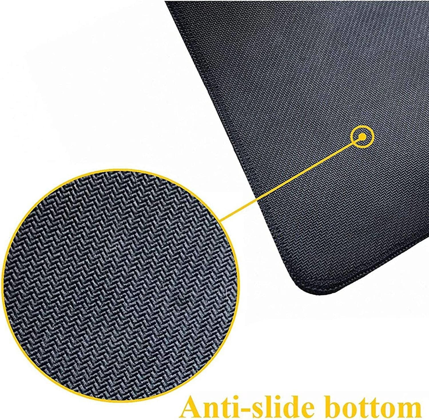 Japanese Wave with Sakura Gaming Mouse Pad XL, Extended Large Full Desk Mousepad 31.5 X 11.8 Inch, Big Mouse Pad with Stitched Edge, Non-Slip Long Computer Keyboard Mat for Office & Home by Caburywe