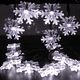 thumbnail image 2 of Paquete de piezas Luces de cadena de copos de nieve solares 21 pies 30 LED para la decoración del árbol de Navidad del patio de la fiesta del jardín del hogar Adepaton CPB-US-DYP874-3, 2 of 5