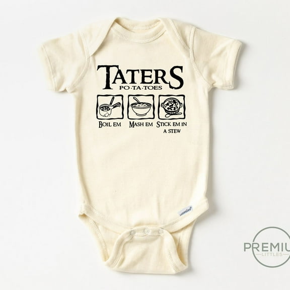 Baby Bodysuit BELLA CANVAS Taters Onesie