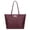 Purple, variant on Montana West Tote Bags for Women Purses and Ladies Handbags Medium Size Shoulder Bags with Zipper, Black
