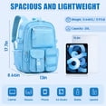 thumbnail image 3 of Soda Candy Heavy Duty Mesh Backpack See Through School Bookbag for School Swim Beach Travel, 3 of 8