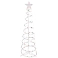 thumbnail image 2 of Northlight 4ft Lighted Spiral Christmas Tree with Star Tree Topper, Multi Lights, 2 of 9